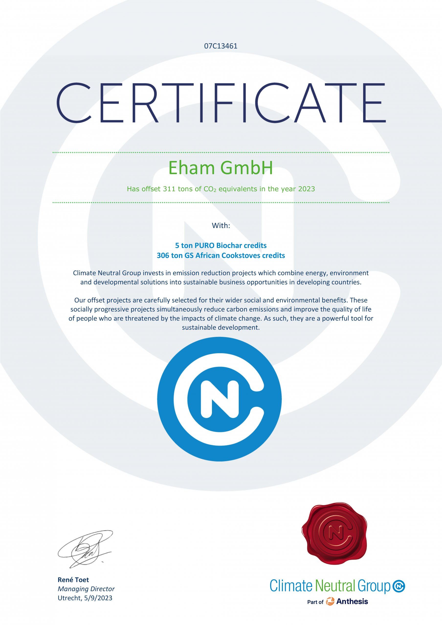 230905 Certificate Eham GmbH 2023-1